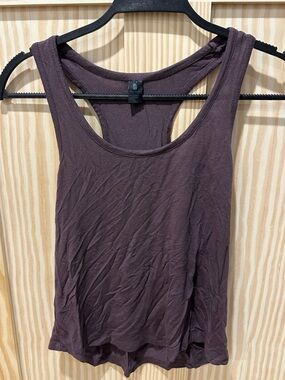 Slightly Buddha Bamboo Racerback Tank Top - purple
